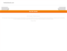 Tablet Screenshot of freehackstools.com